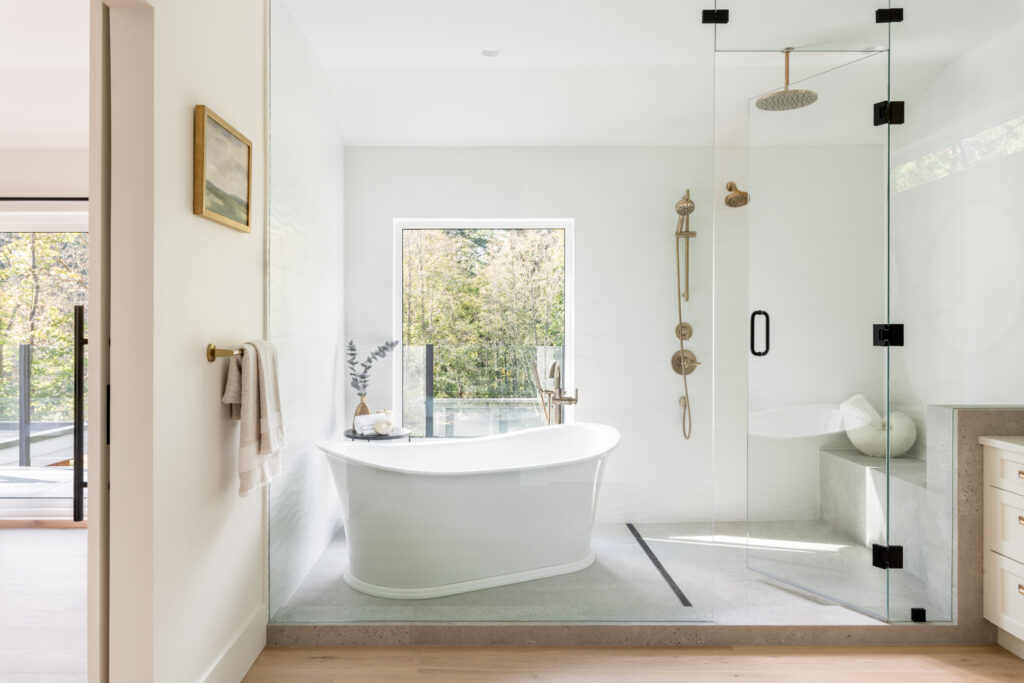 5Acre Farmhouse victoria's best home designer ENSUITE WET RM - Innovate Design Collective