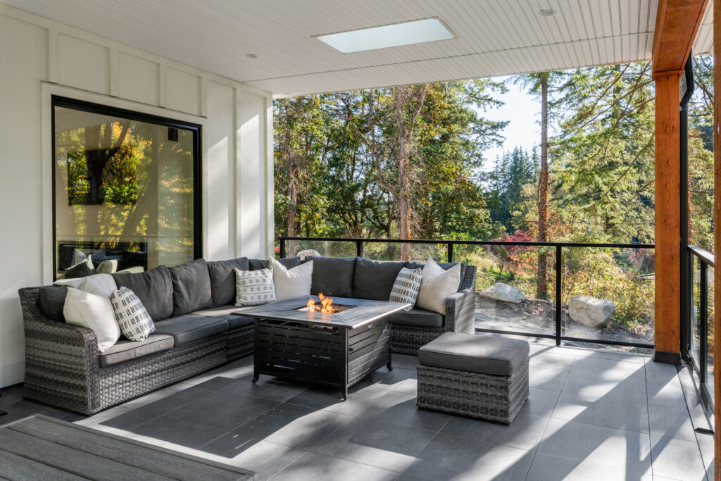 5Acre Farmhouse victoria's best home designer FIRE DECK 2 - Innovate Design Collective