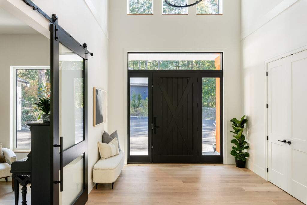 5Acre Farmhouse victoria's best home designer FRONT DOOR inside - Innovate Design Collective